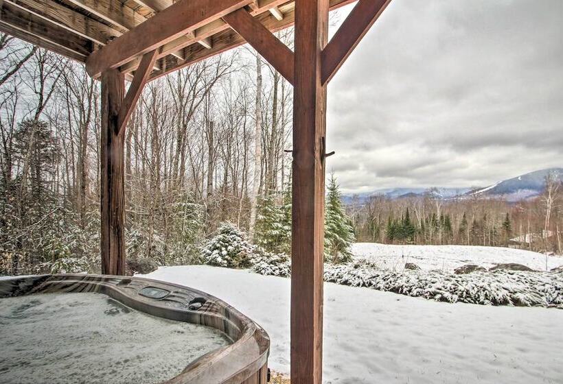 Architect Designed Franconia Home: Hot Tub & Views