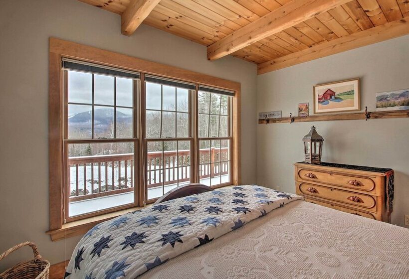 Architect Designed Franconia Home: Hot Tub & Views