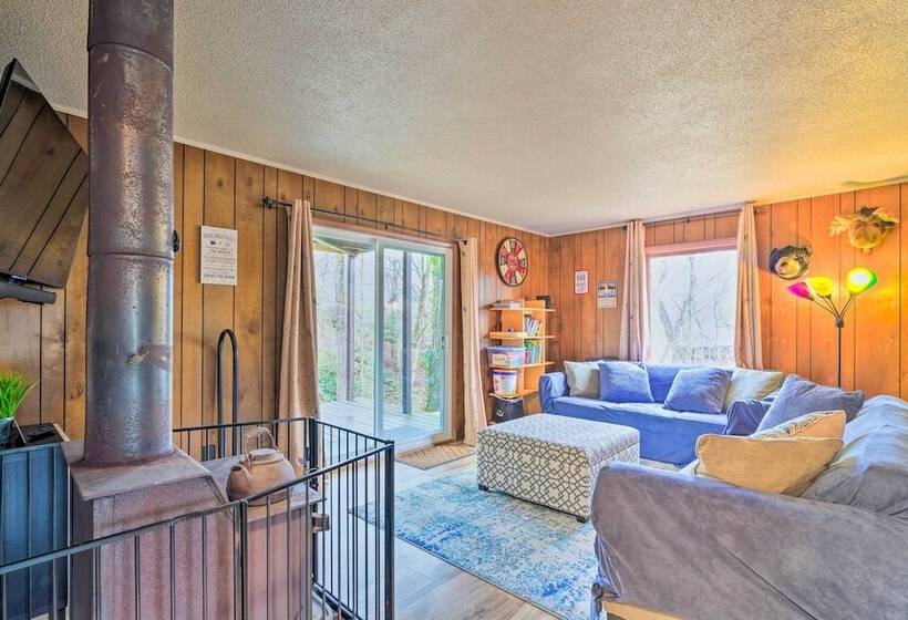 14 Mi To Beech Mountain: Home W/ Grills!