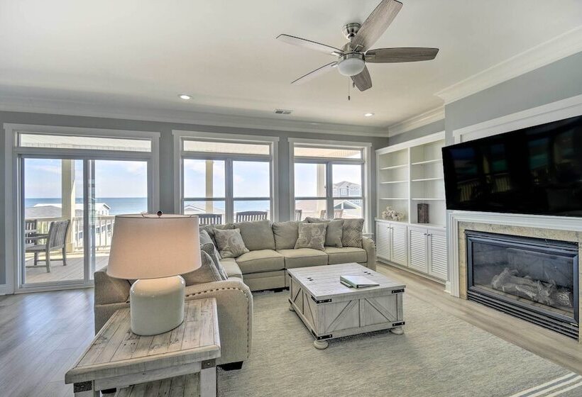 Coastal Retreat W/ Double Deck & Ocean Views!