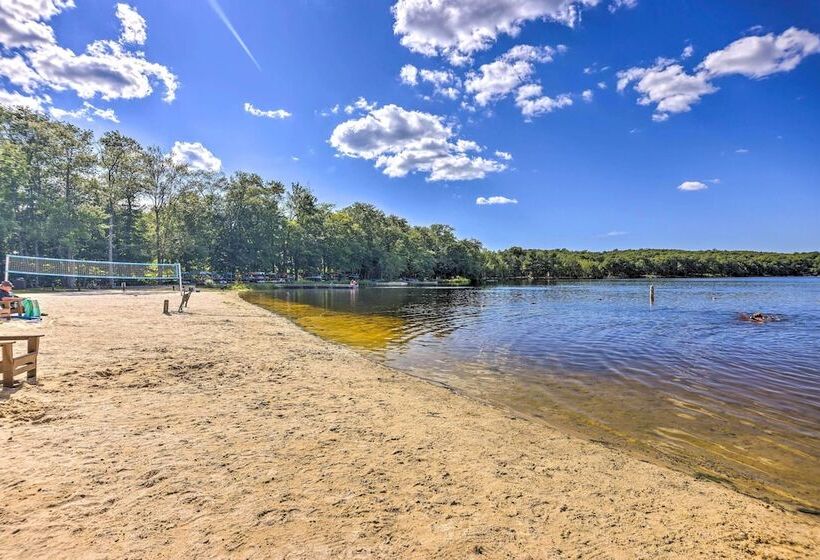 Hot Tub & Game Room: Cozy Big Bass Lake Home!