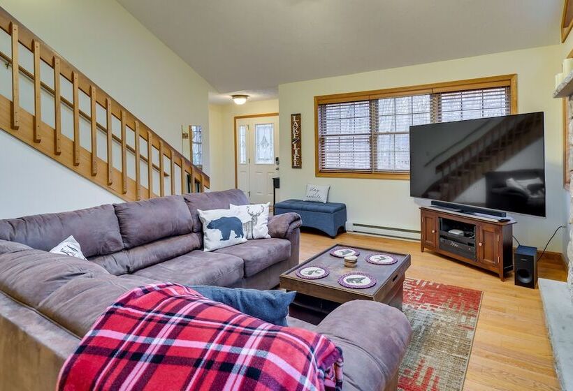 Hot Tub & Game Room: Cozy Big Bass Lake Home!