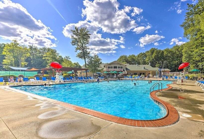 Hot Tub & Game Room: Cozy Big Bass Lake Home!