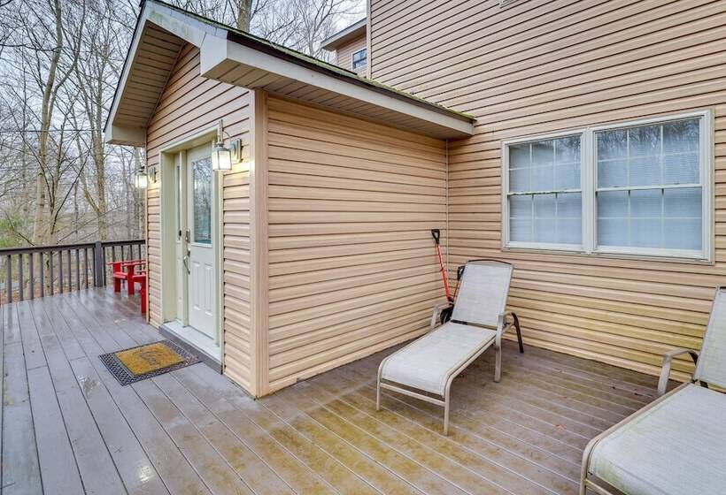 Hot Tub & Game Room: Cozy Big Bass Lake Home!