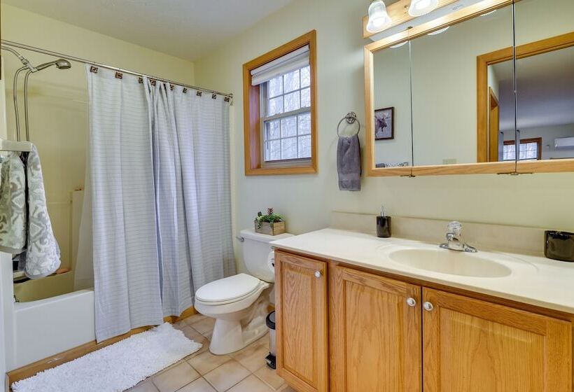 Hot Tub & Game Room: Cozy Big Bass Lake Home!