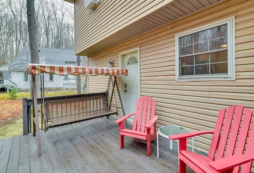 Hot Tub & Game Room: Cozy Big Bass Lake Home!