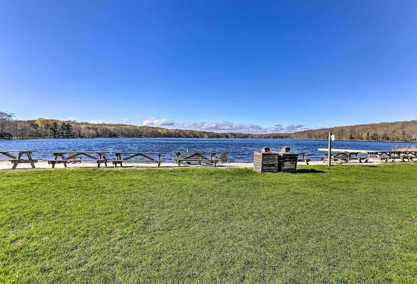 Hot Tub & Game Room: Cozy Big Bass Lake Home!