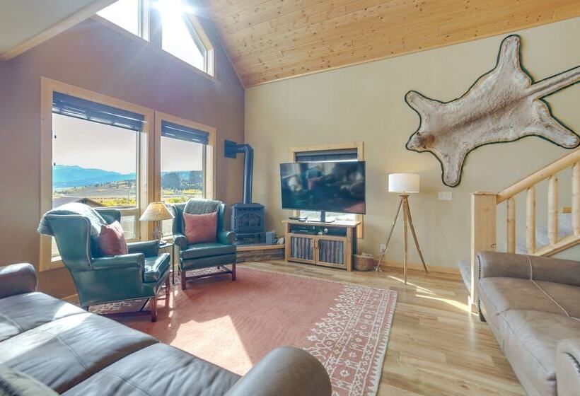 Custom Log Cabin W/ Views 20 Mi. To Yellowstone!