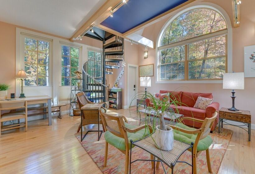 Wnc French Broad Riverwalk Retreat W/ Wifi