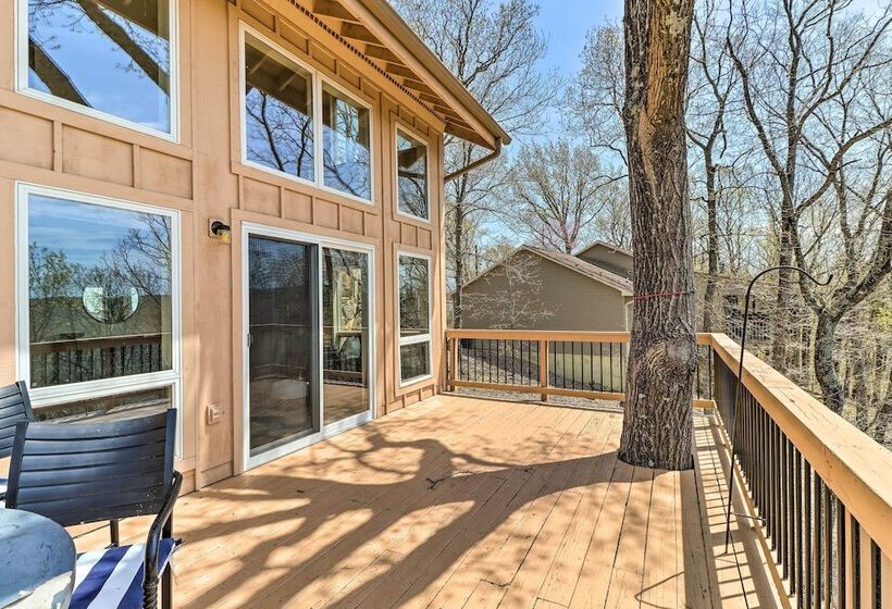 Eureka Springs Gem: 2 Decks, Mtn + Lake Views