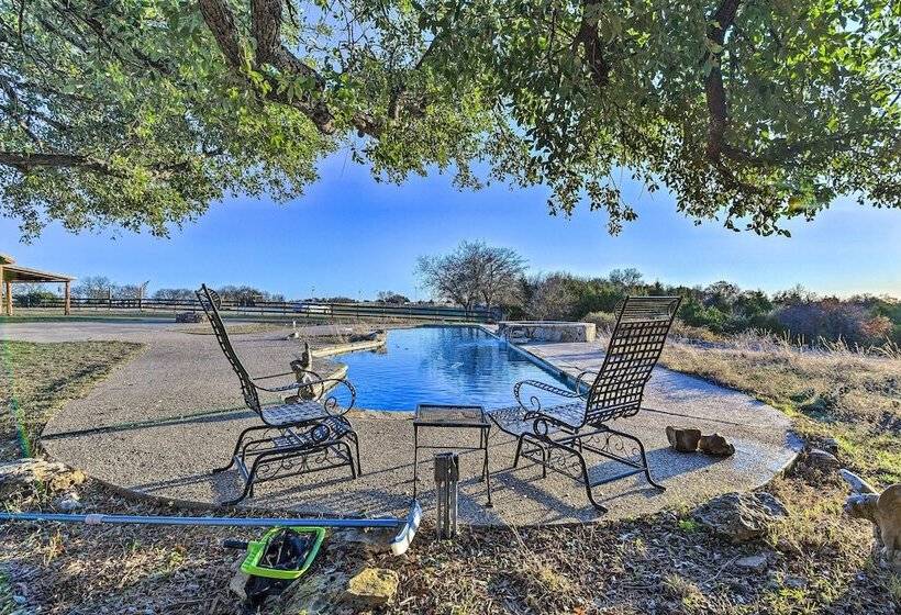 Banquet Hall & Pool: Expansive Forestburg Ranch!