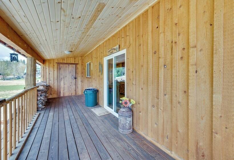 Garden Valley Cabin W/ Teepee, Deck & Mtn Views!