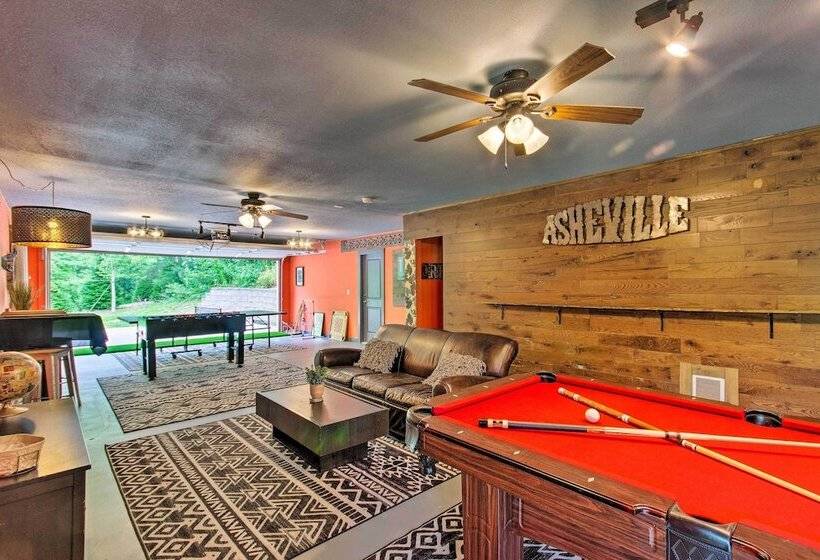 Home W/ Deck & Game Room   8 Mi To Asheville