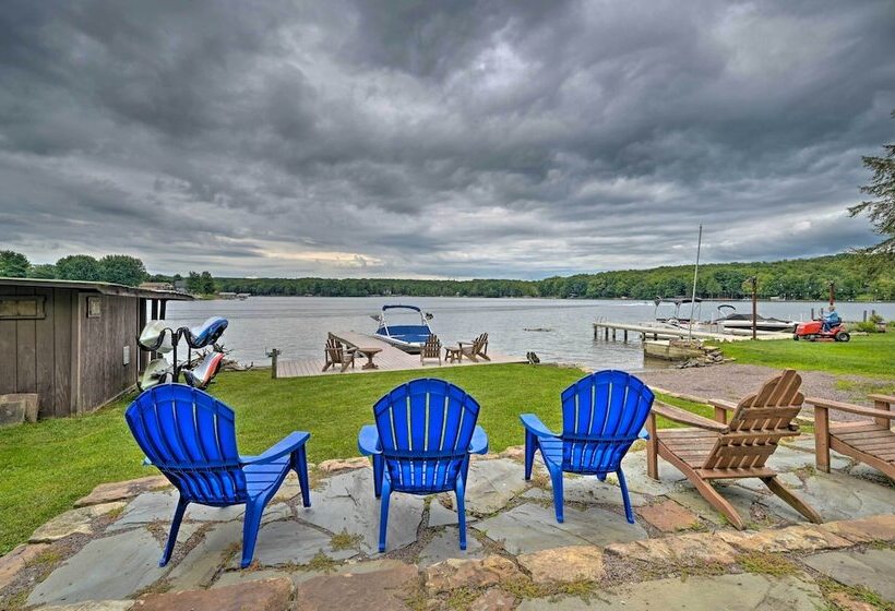 Indian Lake Retreat W/ Wet Bar & Covered Deck