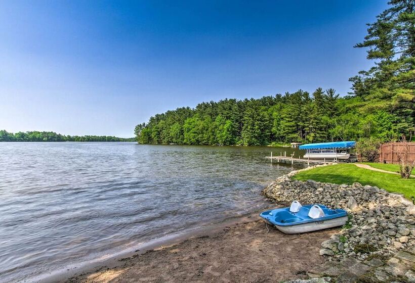 Lakefront Eau Galle Home W/ Hot Tub & Fire Pit