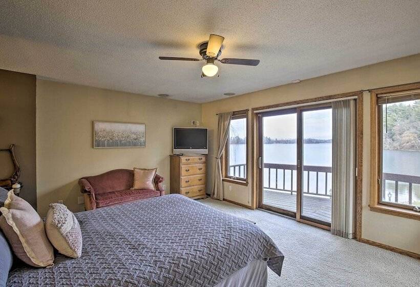 Lakefront Eau Galle Home W/ Hot Tub & Fire Pit