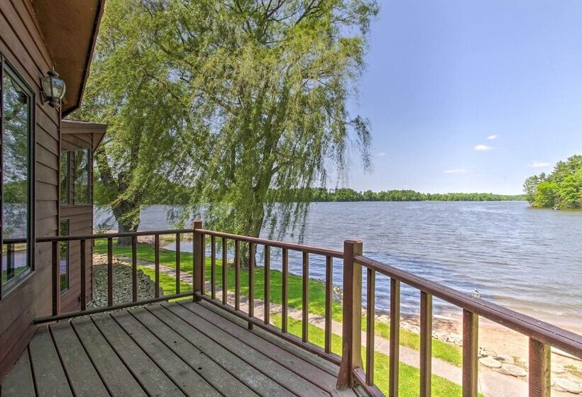 Lakefront Eau Galle Home W/ Hot Tub & Fire Pit