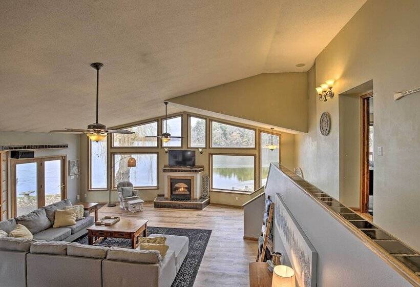 Lakefront Eau Galle Home W/ Hot Tub & Fire Pit