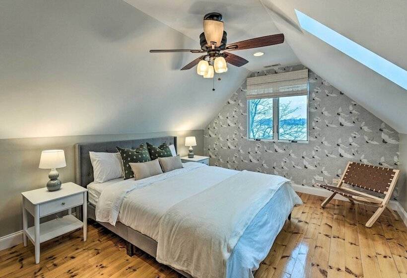 Lakefront Genoa City Home W/ Private Beach