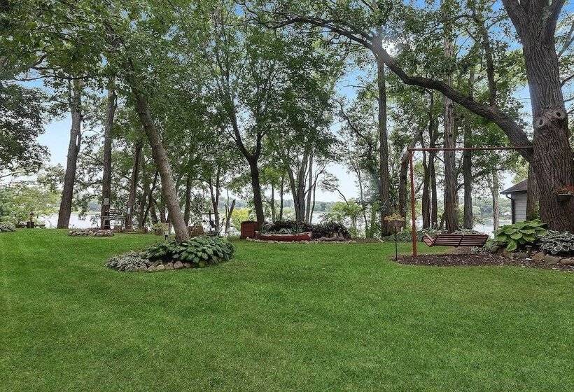 Lakefront Genoa City Home W/ Private Beach