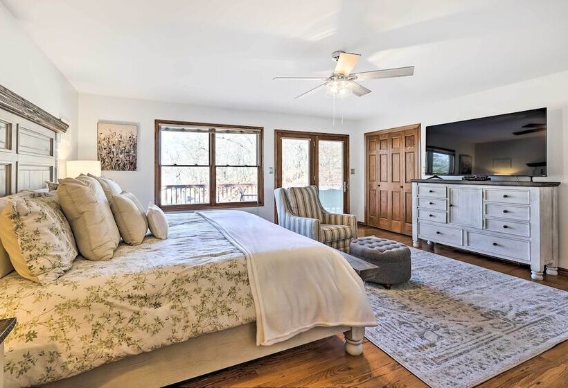 Shared Hot Tub, Pool & Dock: Lakefront Grove House