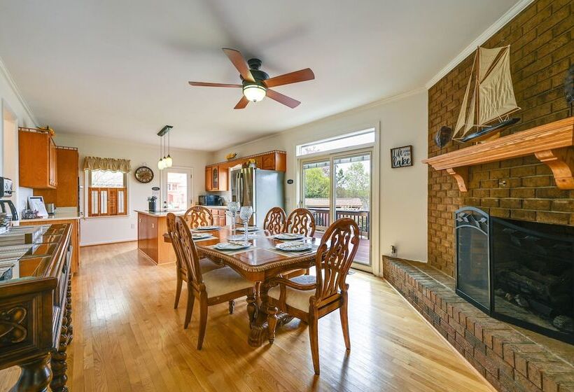 Dock & Kayaks: Lakefront Roanoke Rapids Home