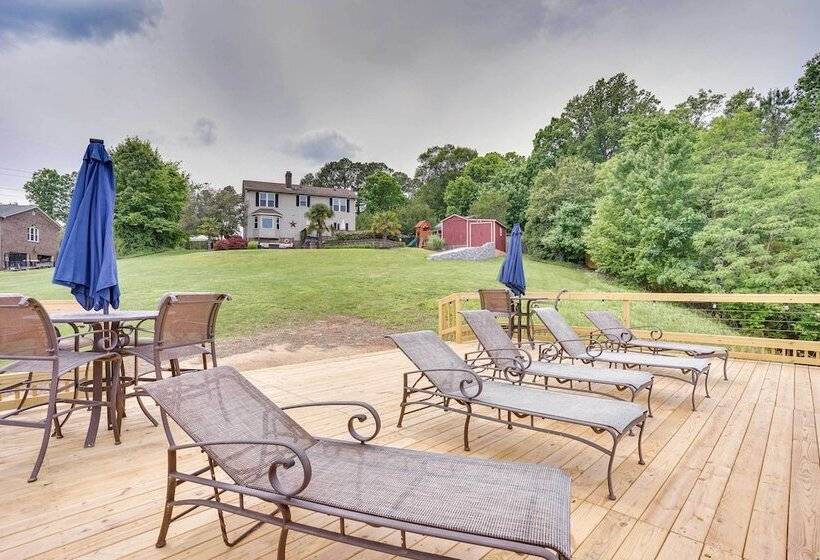 Dock & Kayaks: Lakefront Roanoke Rapids Home