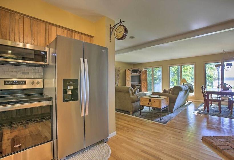 Interlochen Home On Green Lake W/ Dock & Beach!