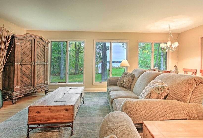 Interlochen Home On Green Lake W/ Dock & Beach!