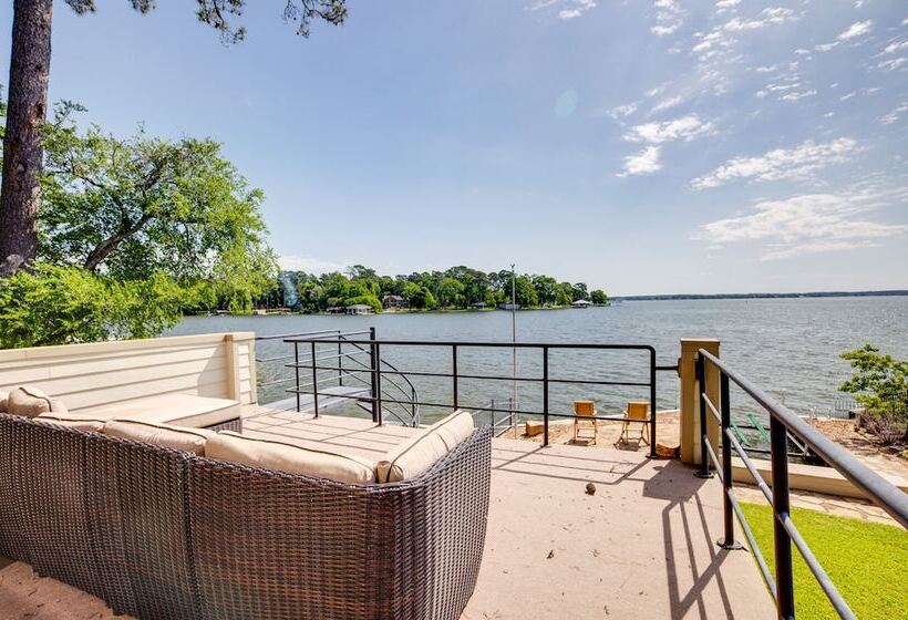 Lakefront Montgomery Home: Boat Cleats & Game Room