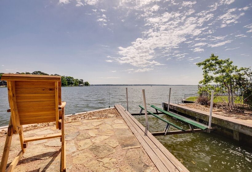 Lakefront Montgomery Home: Boat Cleats & Game Room
