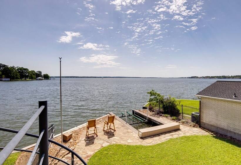 Lakefront Montgomery Home: Boat Cleats & Game Room