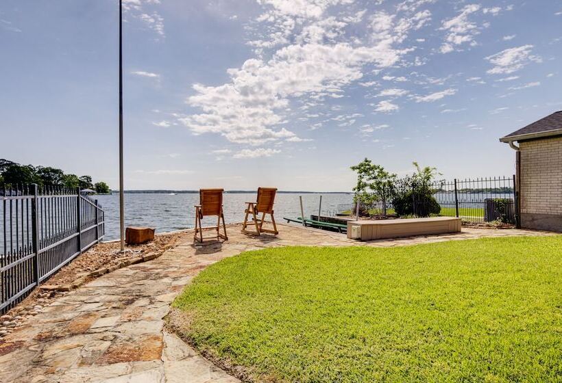 Lakefront Montgomery Home: Boat Cleats & Game Room