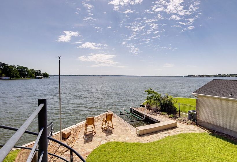 Lakefront Montgomery Home: Boat Cleats & Game Room