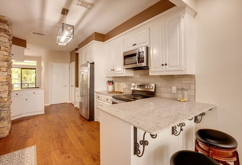 Lakefront Montgomery Home: Boat Cleats & Game Room