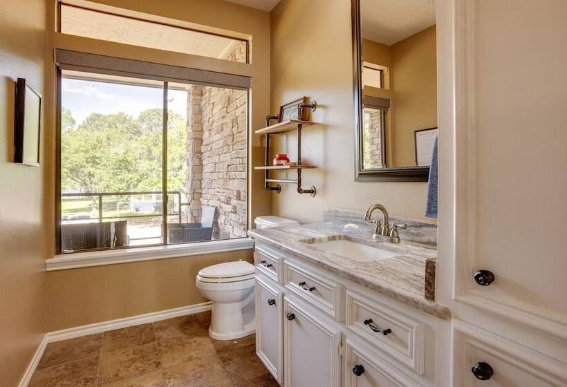 Lakefront Montgomery Home: Boat Cleats & Game Room