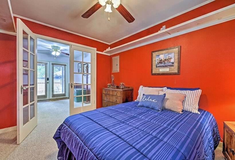 Llano Home With Yard: Walk To Restaurants!