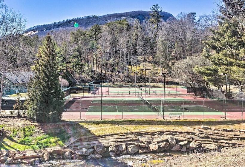 Luxe Rumbling Bald Home W/ Deck & Mountain View
