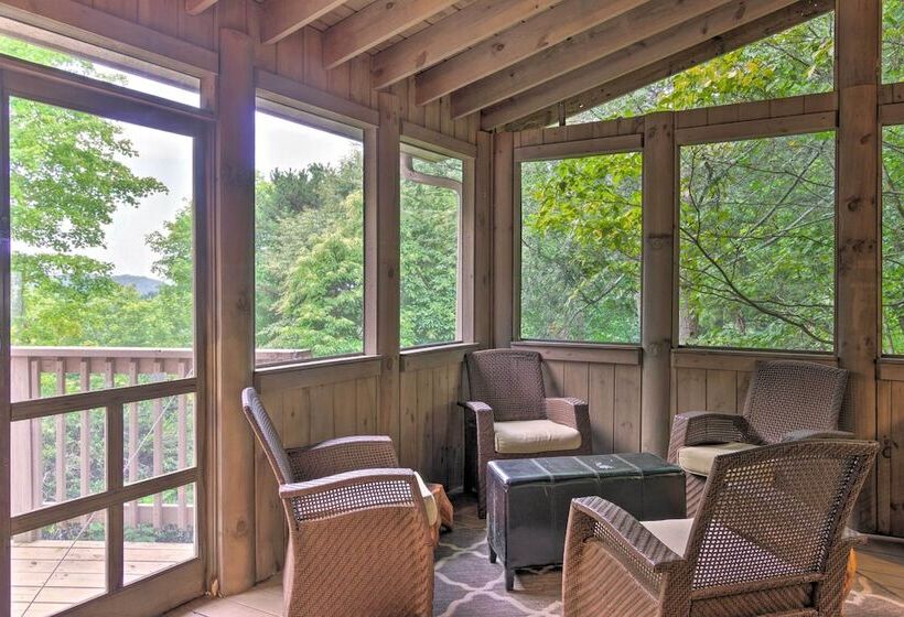 Luxe Rumbling Bald Home W/ Deck & Mountain View