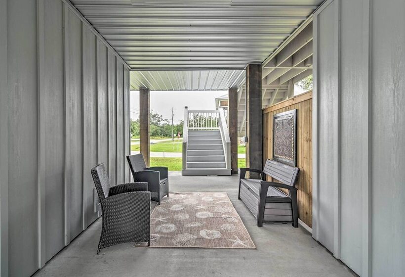 Modern Waveland Home W/ Deck   Walk To The Beach!