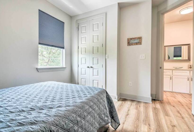 Modern Waveland Home W/ Deck   Walk To The Beach!