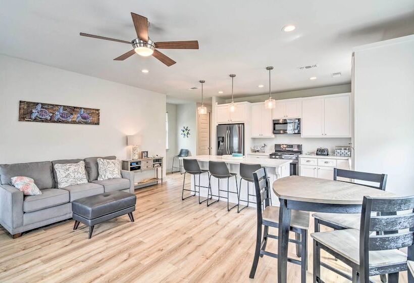 Modern Waveland Home W/ Deck   Walk To The Beach!