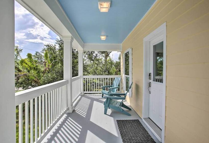 Modern Waveland Home W/ Deck, Walk To Beach!