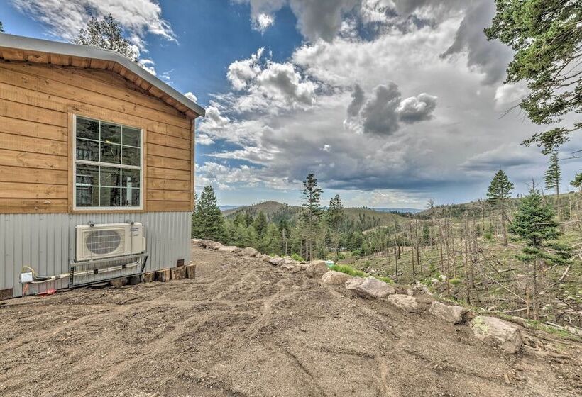14 Mi To Ski Apache: Mountaintop Cabin W/ View