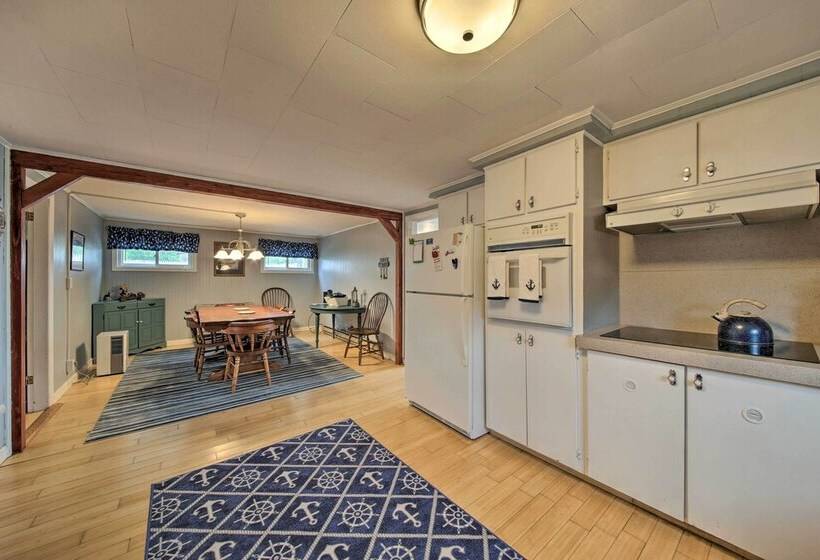 Pet Friendly Togus Pond Home: Kayak & Canoe!