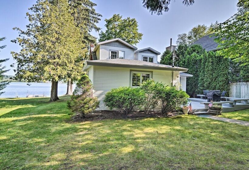 Waterfront Petoskey Cottage W/ Deck + Grill!