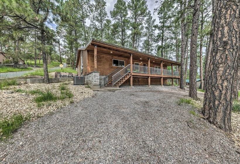 Ruidoso Cabin W/ Patio   Walk To Midtown!