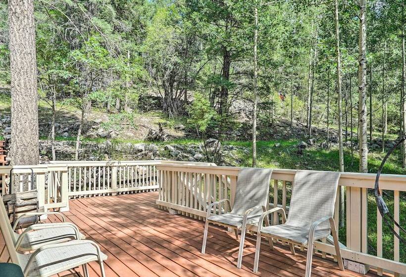 Rustic Cloudcroft Home ~ 2 Mi To Ski Slopes!