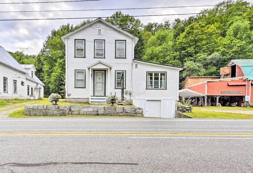 Rustic Roxbury Ski Farmhouse With Trails!