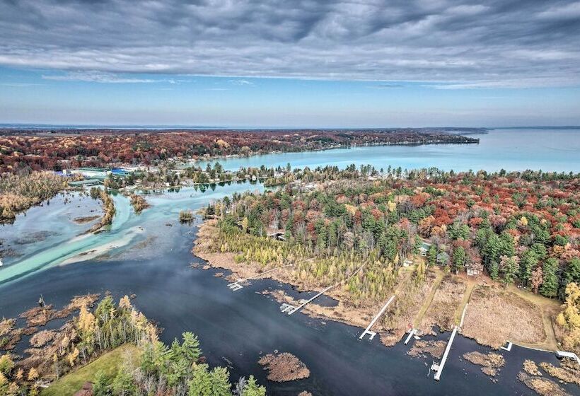 Serene Riverfront Home W/ Torch Lake Access!